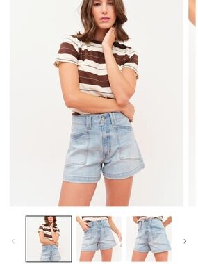 DAZE Valley Girl High Waist Denim Shorts size 29 NWT